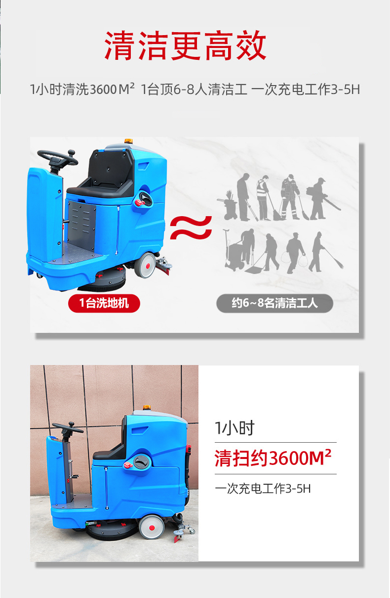 鹤壁驾驶式洗地机更适合用在高铁站